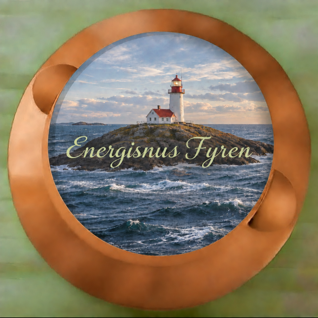 Dosa med texten Energisnus Fyren