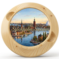 Stockholmsdosa i ljus fura